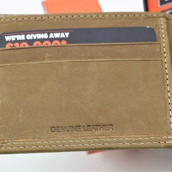 New Timberland Pro Pullman Billfold Wallet Genuine Leather RFID Protection New - Picture 4 of 12